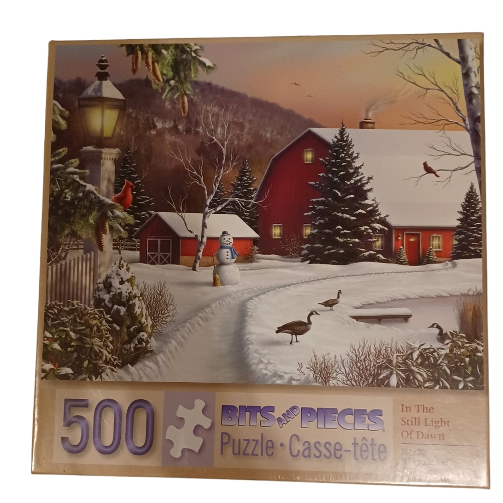 Bits and Pieces - 500 Piece Jigsaw Puzzle In The Still Light of Dawn 16”x20” New